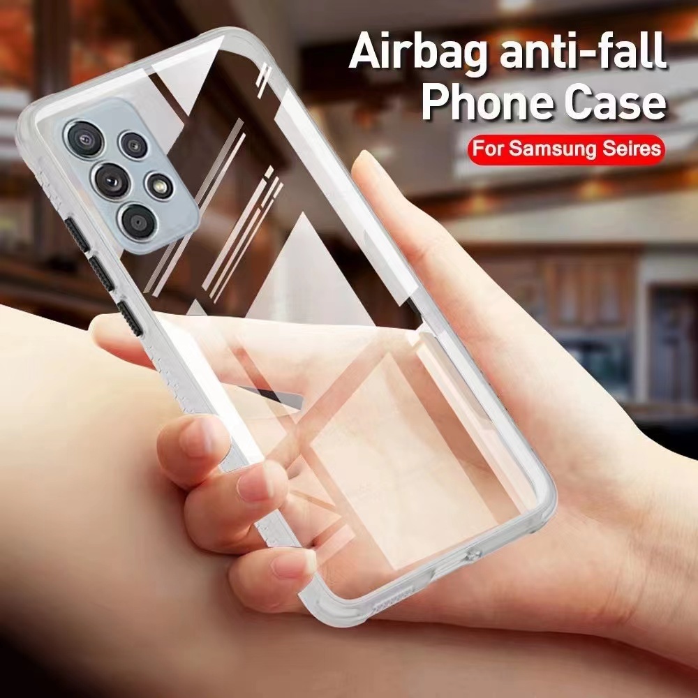 Ốp điện thoại trong suốt chống sốc dành cho SAMSUNG Galaxy A51 A52S A71 A31 A33 A53 A13 A21S A32 A52 A72 A20S A50 A50S A30S A20 A30