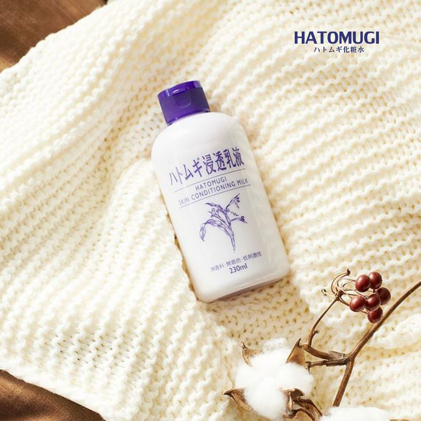 NATURIE Sữa Dưỡng Da Ý Dĩ - NATURIE Hatomugi Skin Conditioning Milk không mùi 230ml