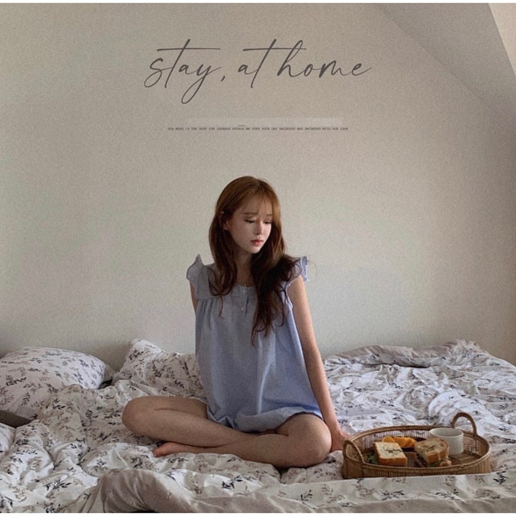 set bộ thô bèo tay cánh tiên mix soc 2 màu