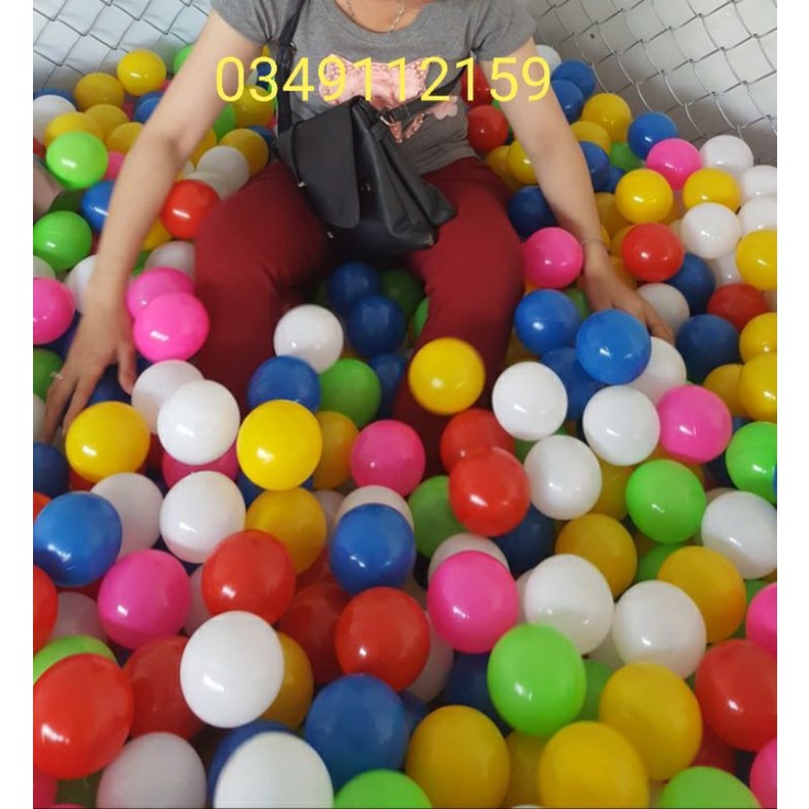 Bóng nhựa đồ chơi cao cấp 8cm kids