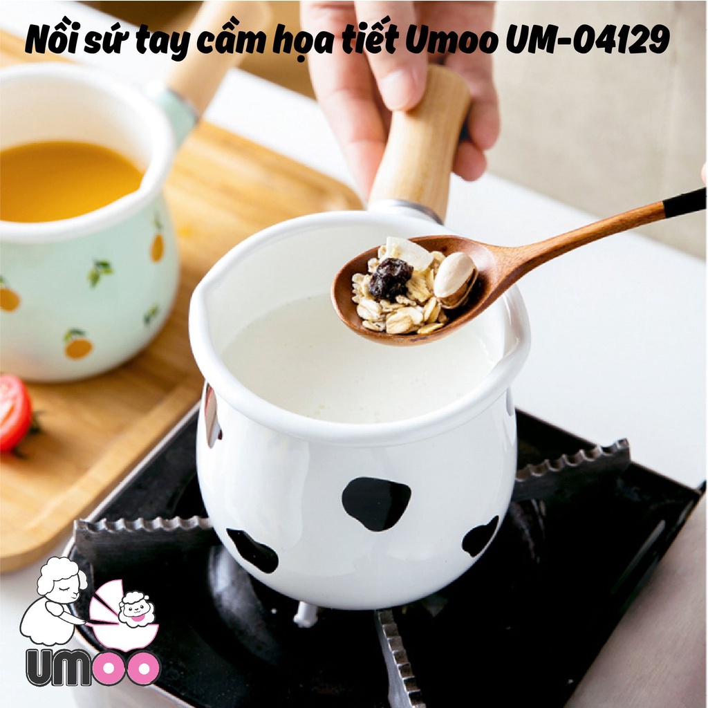 Nối sứ tay cầm hoa họa tiết Umoo UM-04129