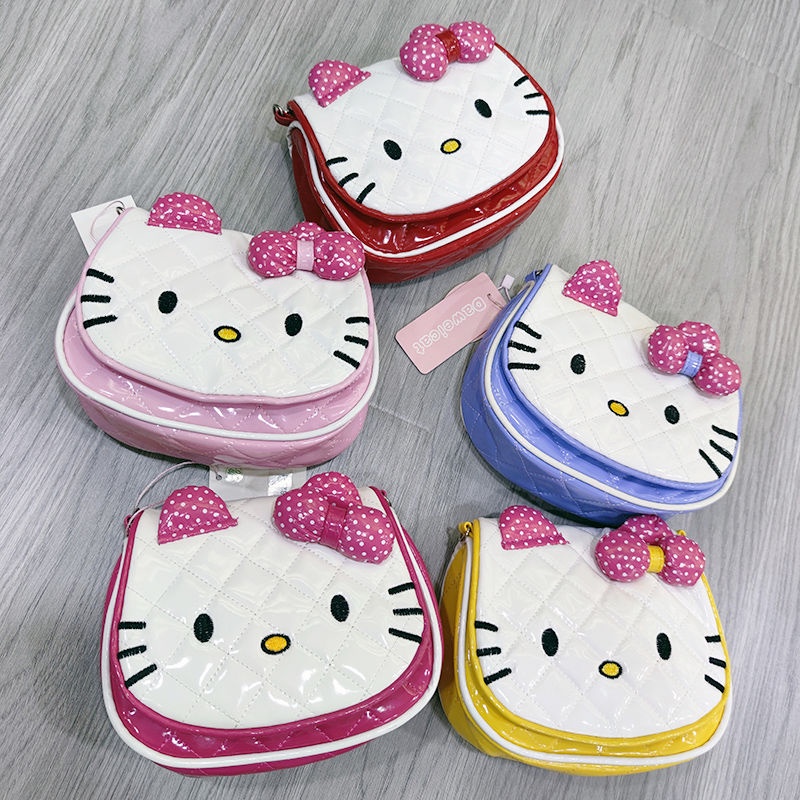 Mp. Bộ đồ dùng trong Studio🇰🇷Túi Tote họa tiết Hello Kitty đáng yêu cho bé