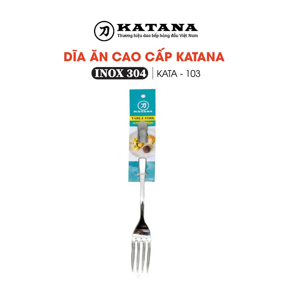 Dĩa ăn inox cao cấp thương hiệu KATANA - KATA103