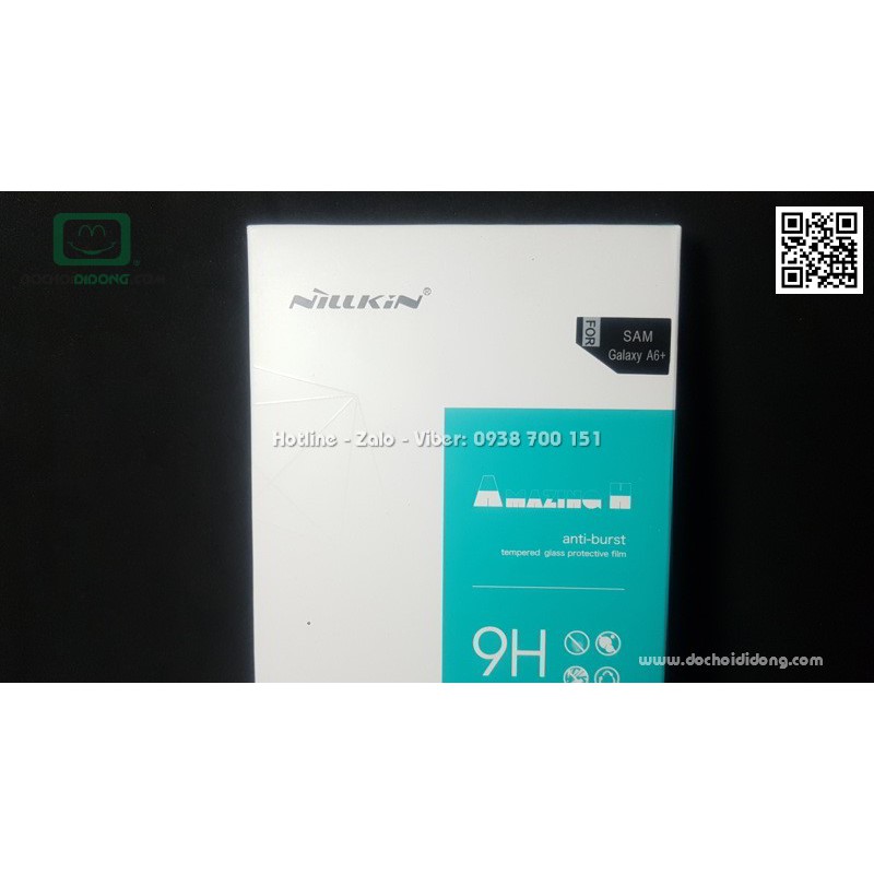 Miếng dán cường lực Samsung A6 Plus 2018 Nillkin 9H
