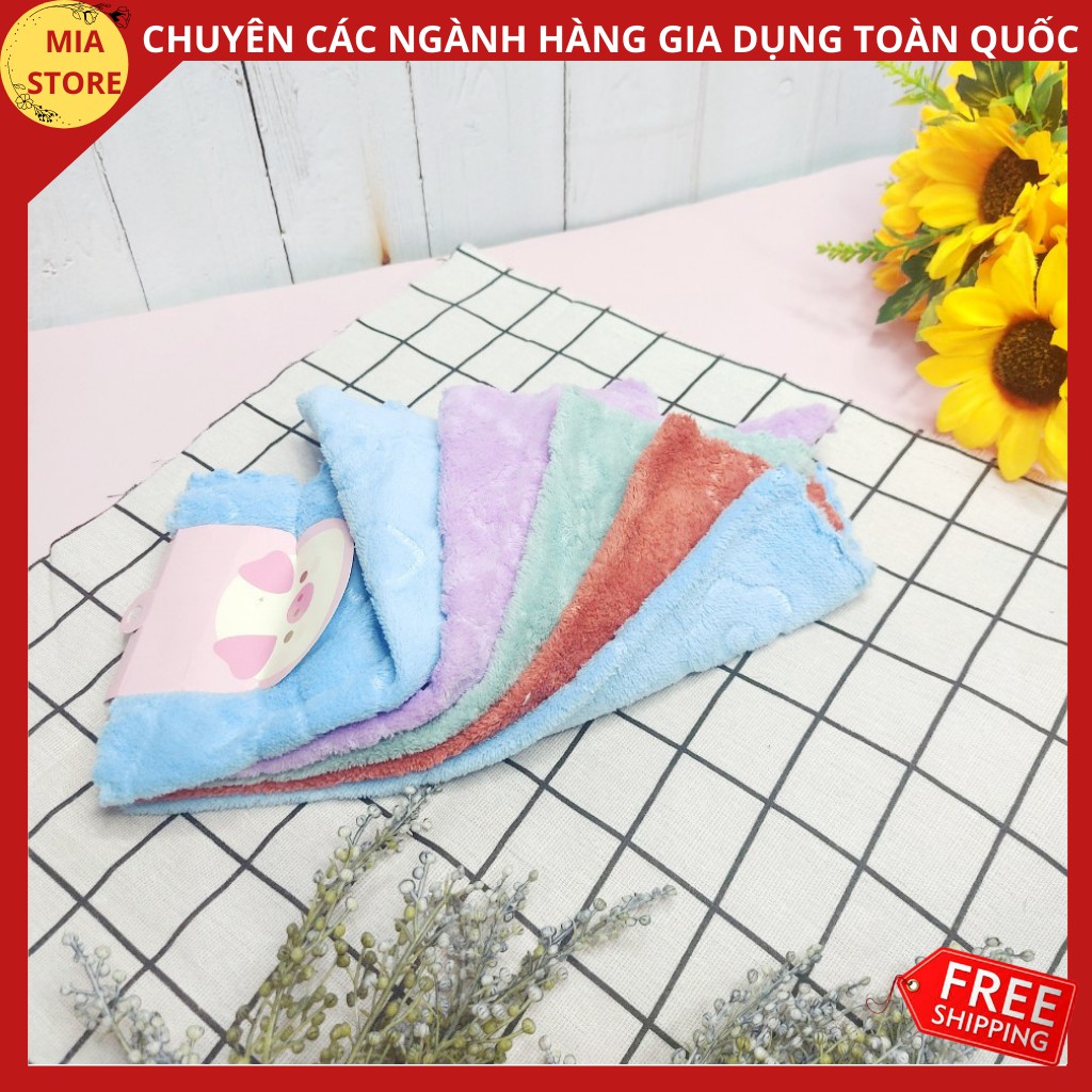 {GIÁ SỐC} Combo 5 khăn lau bếp đa năng siêu thấm hút vệ sinh nhà cửa.