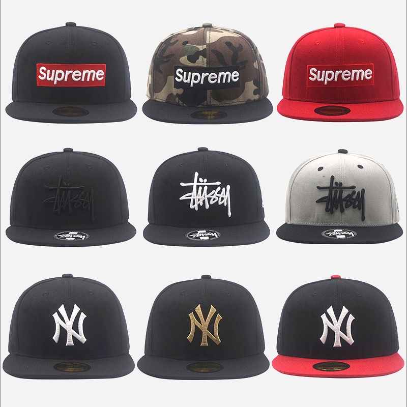 STUSSY Nón Lưỡi Trai Supreme Phong Cách Hip Hop Thời Trang Xuân Hè Cho Nam Và Nữ