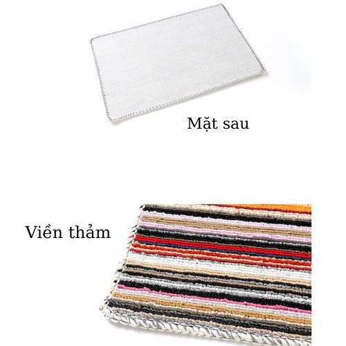 Thảm lau chân chống trượt nhà bếp nhà tắm thấm nước GD30