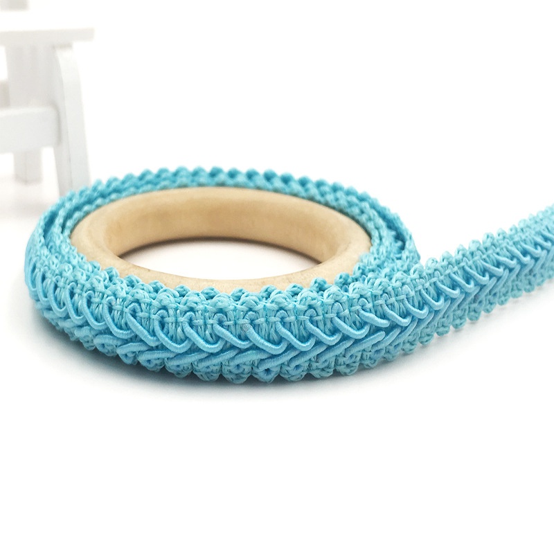 Cuộn Dây Ruy Băng Vải Ren Cotton 5M 12mm Dùng Làm Đồ Thủ Công