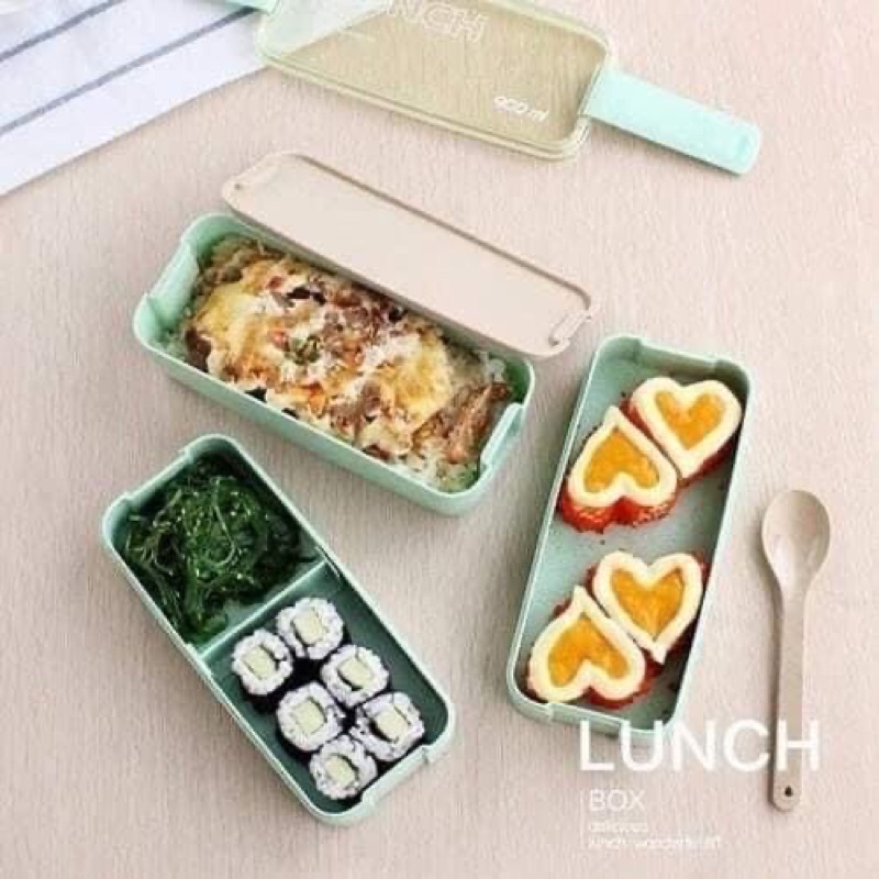 Hộp đựng cơm 3 tầng lúa mạch