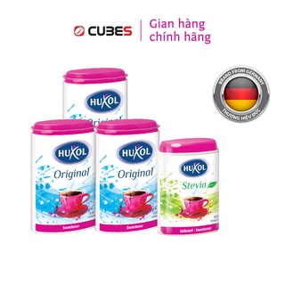 Combo Đường Ăn Kiêng-1xCỏ Ngọt Stevia 300v-3xOriginal 650v-Dành cho người giảm cân, tiểu đường, cao huyết áp -Huxol-Đức