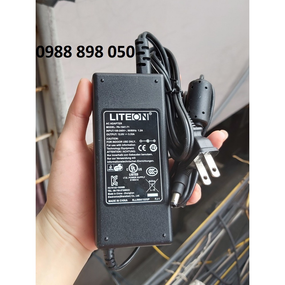 Adapter-nguồn liteon 12v 3.33a