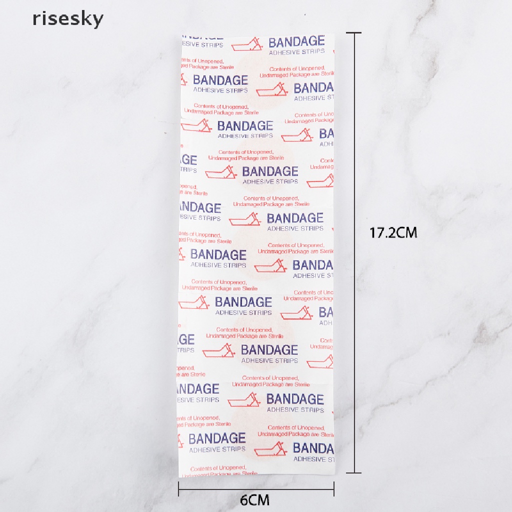 Bộ 50 Băng Dán Y Tế Hình Tròn Chống Thấm Nước ♨Trên đó