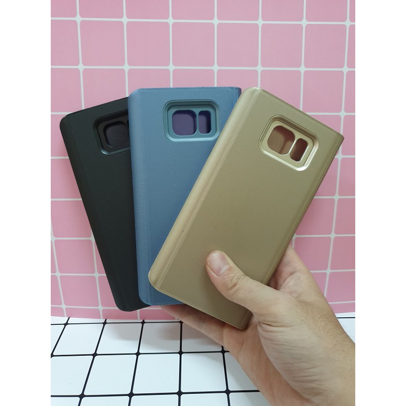 Bao DA tráng gương Clear View Samsung Note 5 - Pktunyeu