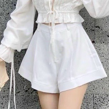 Bigsize đến 80kgQuần short nữ ống loe quần đùi nữ ống rộng chất tuyết mưa có bigsize