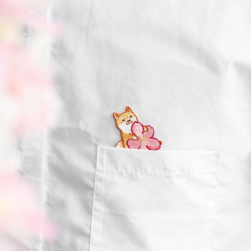 Sticker Ủi Thêu Hoạt Hình Sakura Dễ Thương