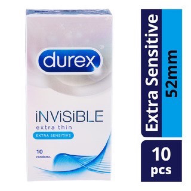 - 1 cái Bao cao su siêu mỏng vô hình Durex Invisible tăng khoái cảm chân thật nhất - 1cái