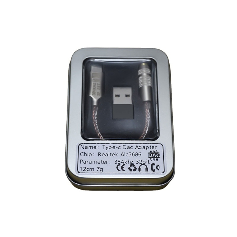 Cáp Chuyển Đổi Type C Sang 3.5mm ALC5686 HIFI Chuyên Dụng Chất Lượng Cao