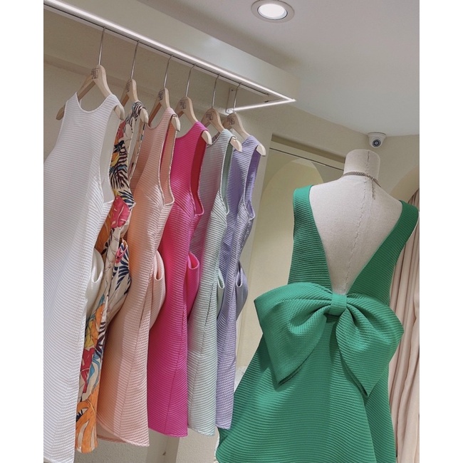 ➖Đầm suông baby doll nơ lưng xinh xỉu ạ 🍃