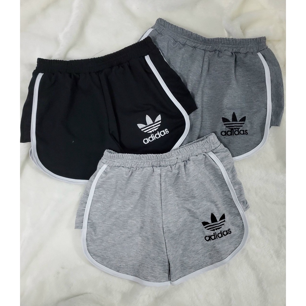 QUần sort lưng thun in chữ viền