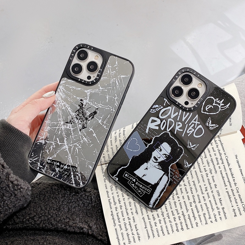 Ốp điện thoại tráng gương họa tiết bướm thích hợp cho iPhone 7 8 Plus X XS XR 11 12 13 Mini Pro Max SE 2020