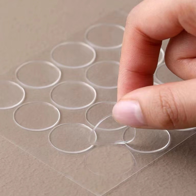 Combo 10 Miếng Dán 3M Trong Suốt, Băng Keo 2 Mặt Dán Đa Năng