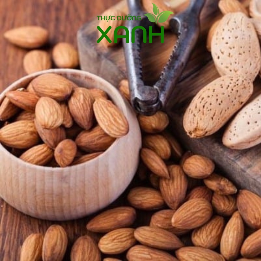 500Gr Hạt Hạnh Nhân Mỹ  Ăn Kiêng & Giảm Cân - Thực Dưỡng Xanh