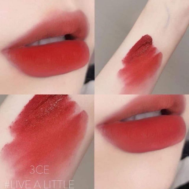 Son kem 3ce CLOUD LIP TINT Live A Litter - Đỏ Đất