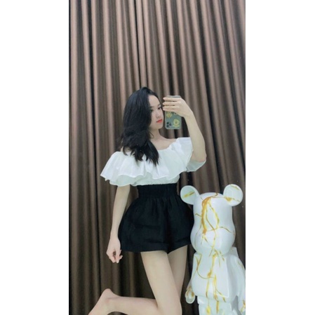 Áo bẹt vai bèo suông sơ vin rất dễ thương full màu đẹp