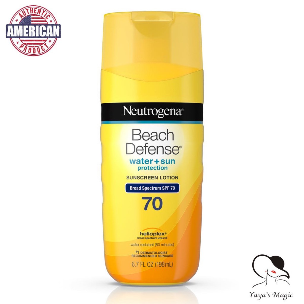 (Bill Us) Kem Chống Nắng Neutrogena Beach Defense Sunscreen Lotion SPF70