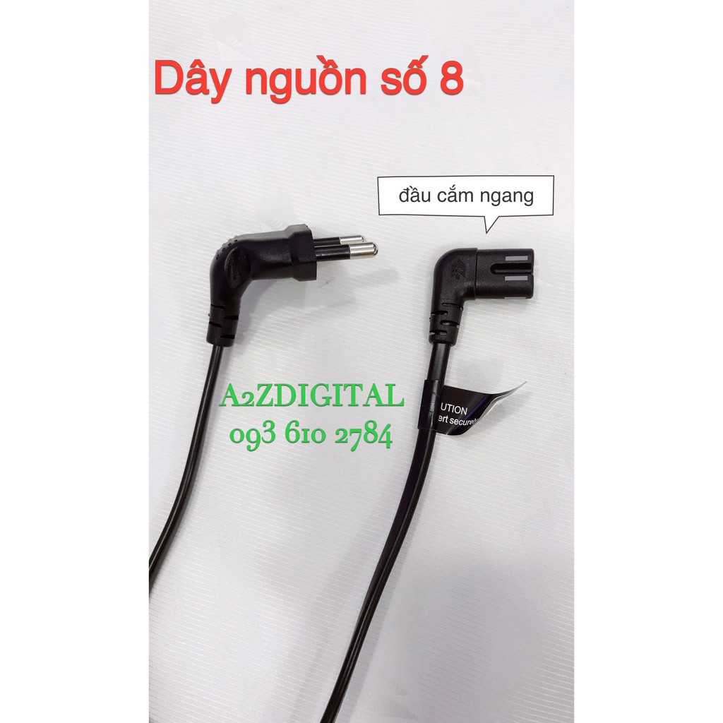 DÂY NGUỒN ĐẦU SỐ 8 LOẠI TỐT DÙNG ĐƯỢC CHO CÁC LOẠI LOA-MÁY TÍNH-ADAPTER...