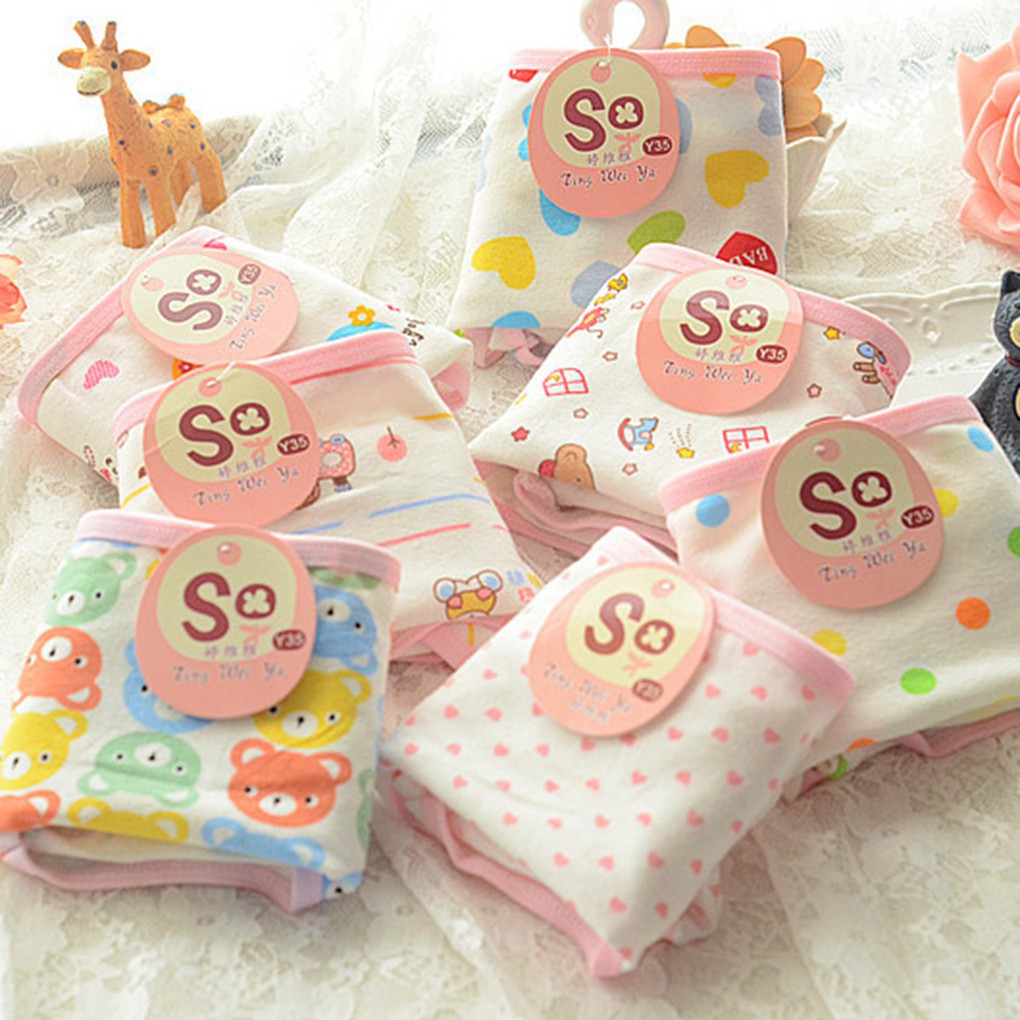 Quần lót cotton nữ in hoạt hình