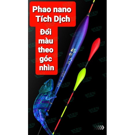 Phao nano tăm to Tích Dịch, đổi màu theo góc nhìn.