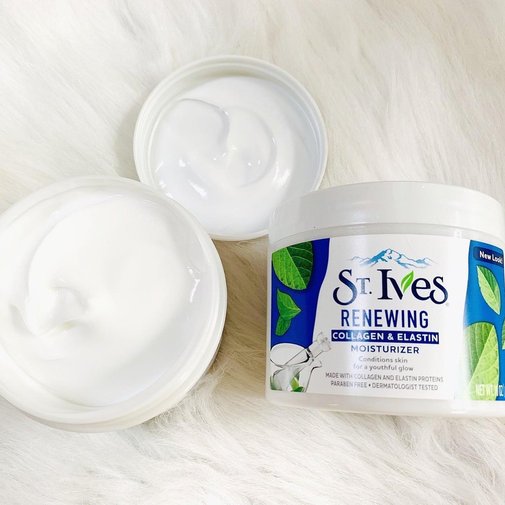 Kem Dưỡng Ẩm St.Ives Skin Renewing Collagen & Elastin Moisturizer (283g)