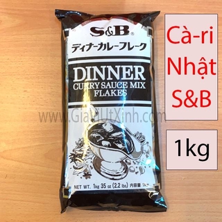 [CHÍNH HÃNG] CÀ-RI NHẬT BẢN - DINNER CURRY SAUCE MIX FLAKES S&B 1KG