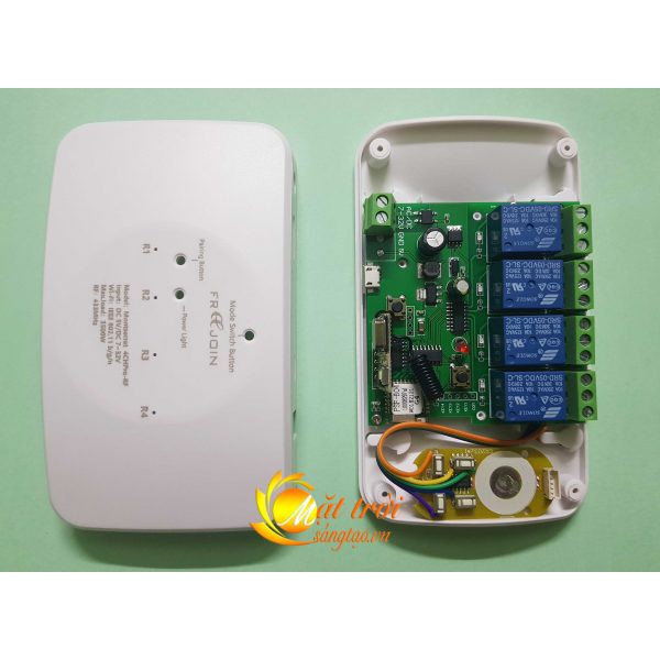 Bộ phát sóng điều khiển cửa cuốn bằng điện thoại Wifi Ewelink