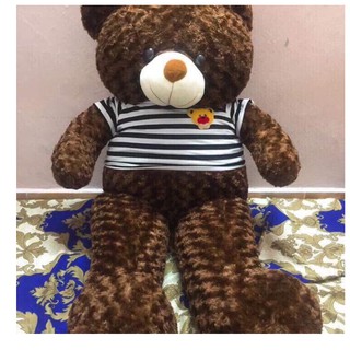 Gấu Bông Teddy Cao Cấp Khổ Vải 1m4 Cao 1,2 Màu Nâu Hàng VNXK