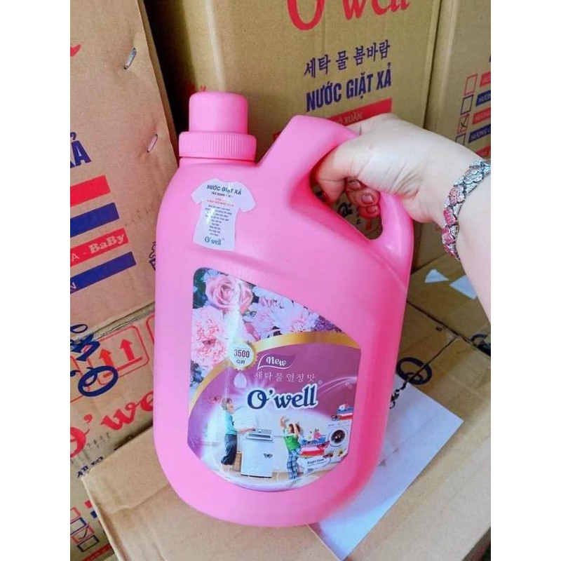 SIÊU RẺ nước giặt owen 3.5L đánh bay vết bẩn,an toàn đùng cho giặt tay hoặc máy, hương thơm nhẹ nhàng