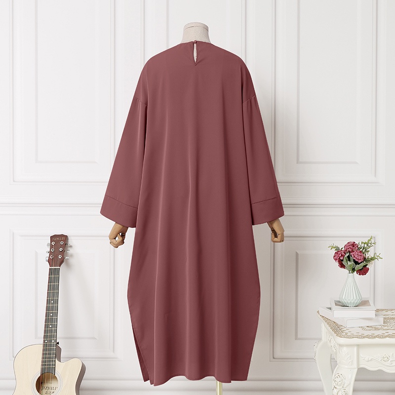 Đầm maxi Zanzea tay dài phong cách Hồi giáo cổ điển thời trang dành cho nữ