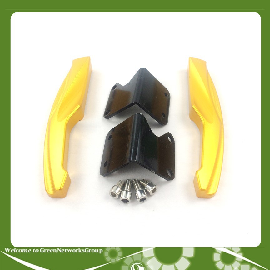 Tay dắt cảng sau nhôm CNC dành cho Exciter 150 GreenNetworks (màu vàng)