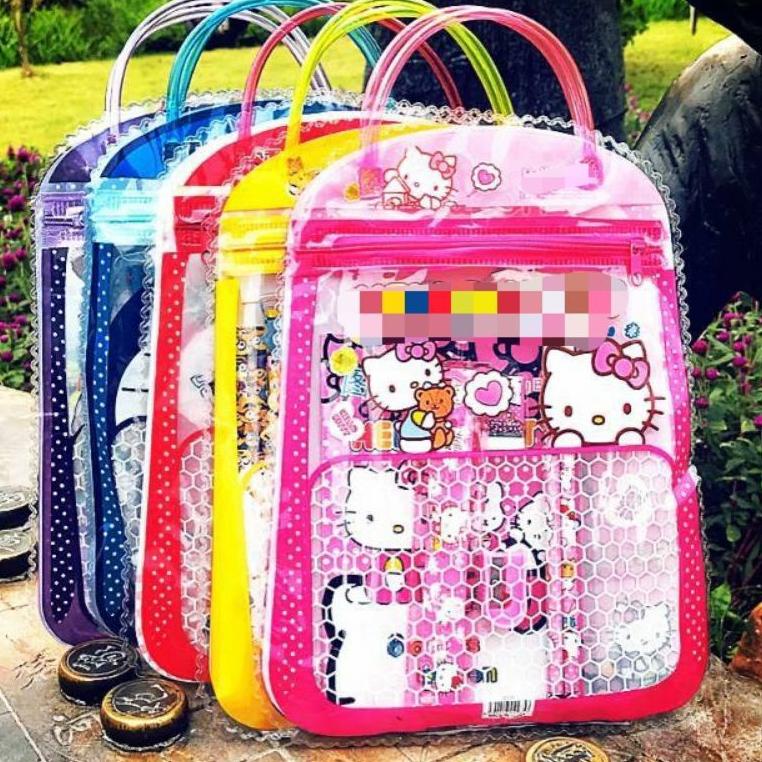 Ngẫu nhiên có thể tin tưởng Xnw SET Ba Lô Đi Học Họa Tiết Hoạt Hình Dễ Thương Cho Bé Sản Phẩm @ Thoải Mái