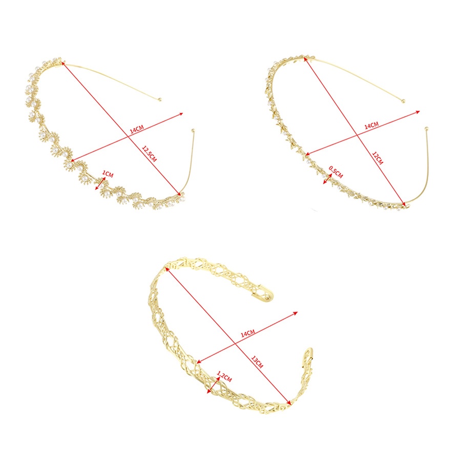 Băng Đô Cài Tóc Đính Đá Và Ngọc Trai Nhân Tạo Thời Trang