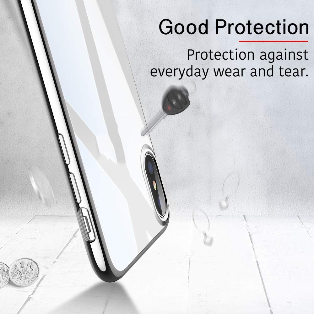 Ốp TPU mềm trong suốt dành cho iPhone 14 13 12 11 Pro X XR XS Max Se 2020 2 5 5S SE 6 6S 7 8 Plus