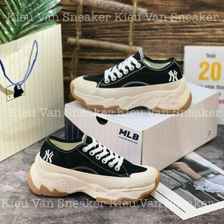 Giày thể thao mlb chunky low newyork ny độn đế unisex cổ thấp
