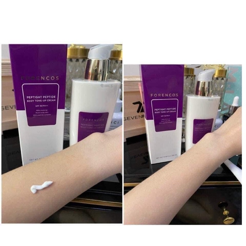 Kem dưỡng thể trắng da, chống nắng FORENCOS Peptight Peptide Body Tone Up Cream | BigBuy360 - bigbuy360.vn