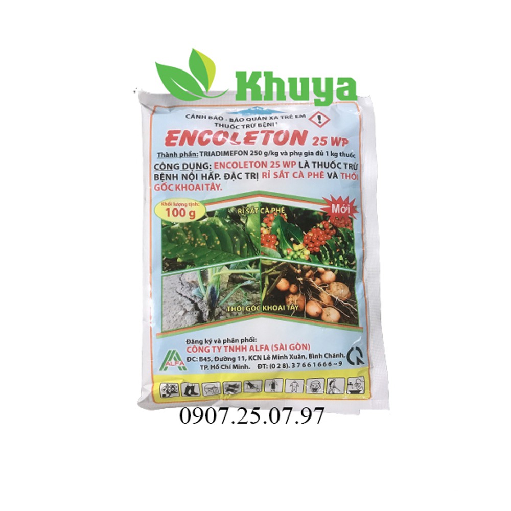 Thuốc Trừ Bệnh ENCOLETON 25WP 100gr Rỉ Sắt và Thối Gốc