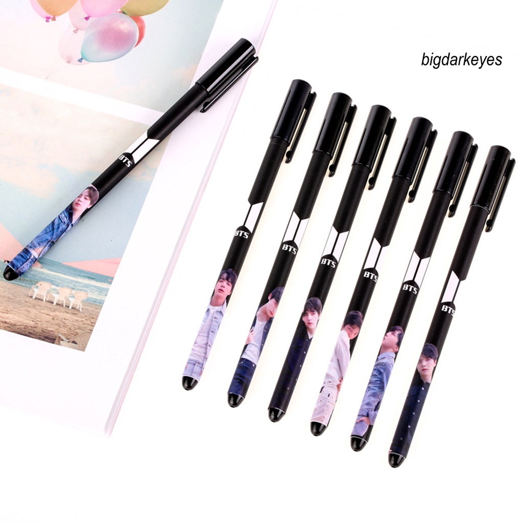 Bút Mực Gel Ngòi 0.5mm In Chữ BTS LOVE YOURSELF