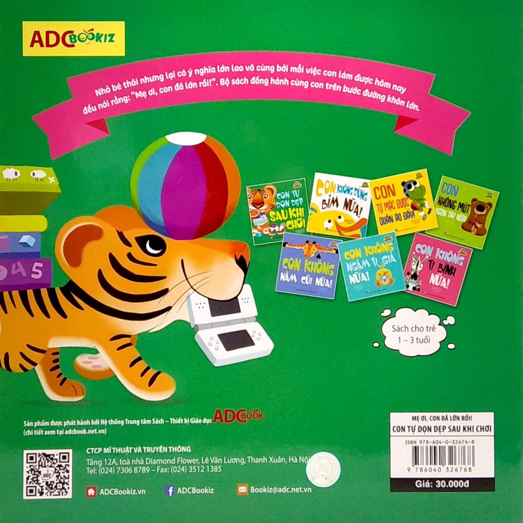 Sách Mẹ Ơi, Con Đã Lớn Rồi! - Con Tự Dọn Dẹp Sau Khi Chơi