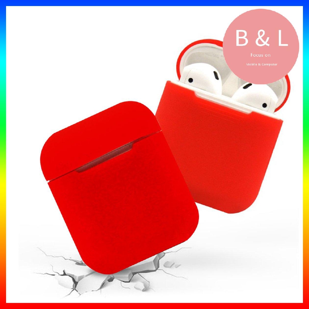 Vỏ silicon mềm Vỏ chống sốc cho tai nghe không dây AirPods Vỏ bảo vệ tai nghe không dây cho Air Pods Hộp sạc bảo vệ