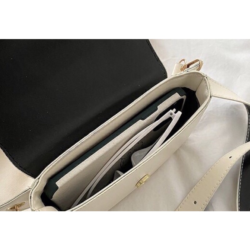 Túi đeo chéo da size mini style Hàn Quốc