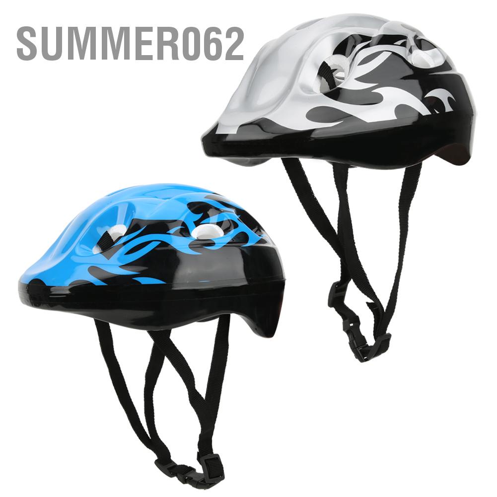Summer062 Safety Cycling Helmet Foam Breathable with Adjustable Hook and Loop Fastener Bike Supplies